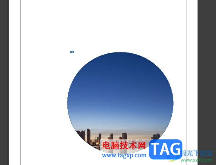 ?InDesign把圖片變成圓形的教程