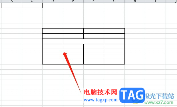 excel取消兩個(gè)格子中間的邊框教程