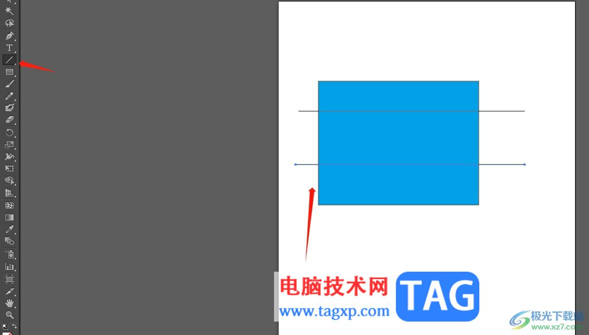 illustrator把一張圖形分割成幾塊的教程