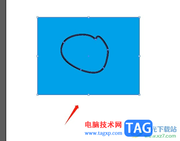 illustrator把原圖挖空一塊的教程