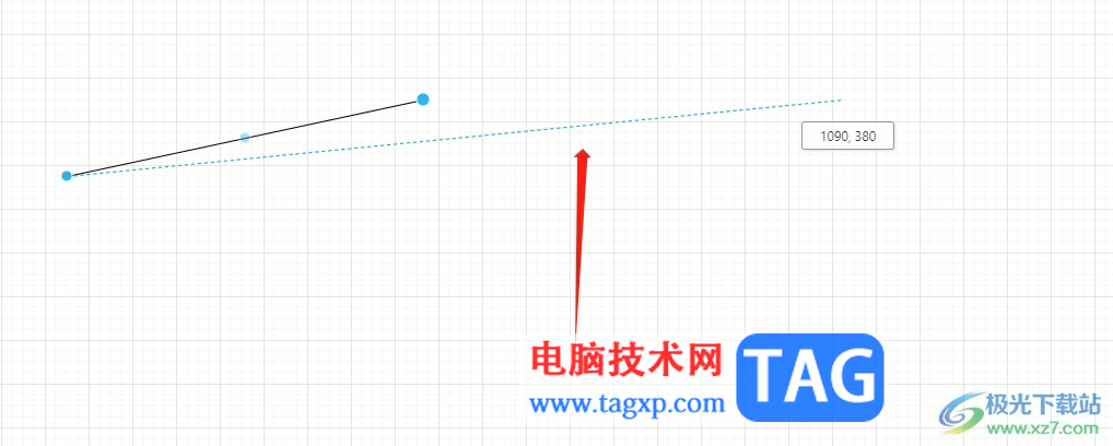 ?Draw.io在畫箭頭時繪制出垂直直線的教程