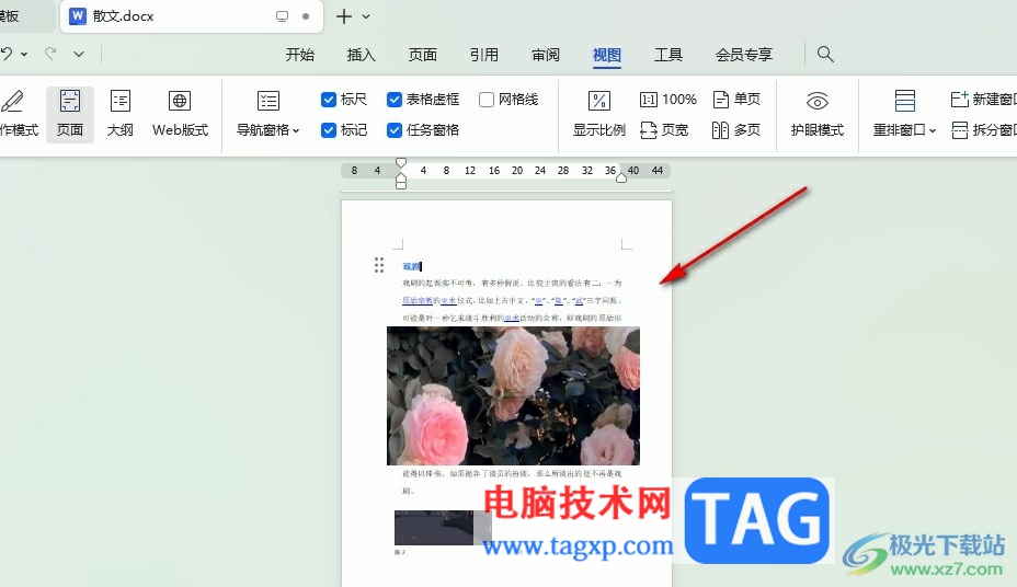 WPS Word將雙頁面變成單頁面的方法