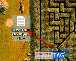 迅捷pdf編輯器將PDF文件保存為txt文件的方法