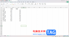 WPS表格修改sheet1字體大小的方法