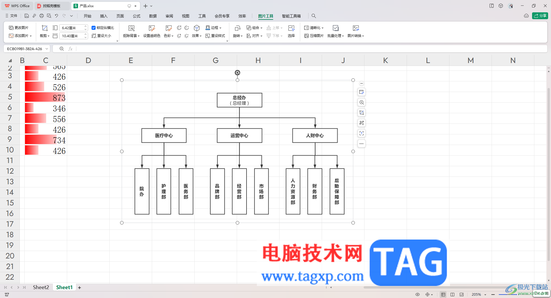 在WPS Excel中插入流程圖的方法