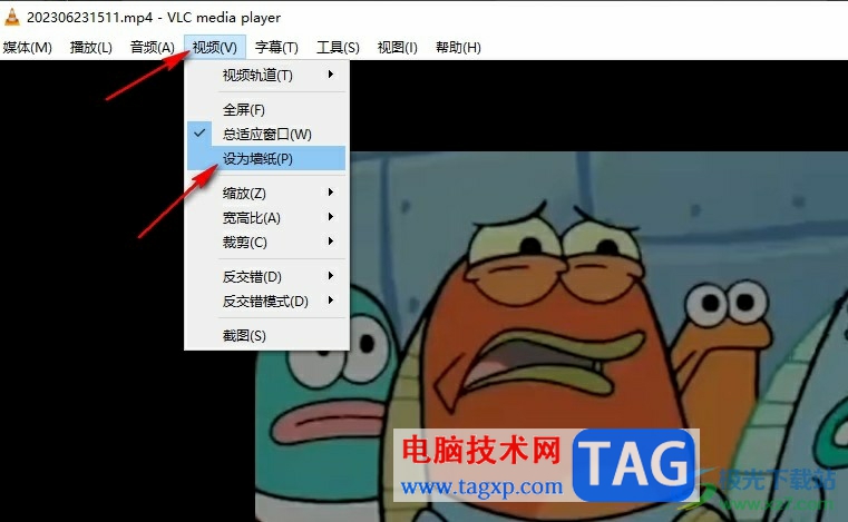 VLC播放器將視頻設(shè)為墻紙的方法