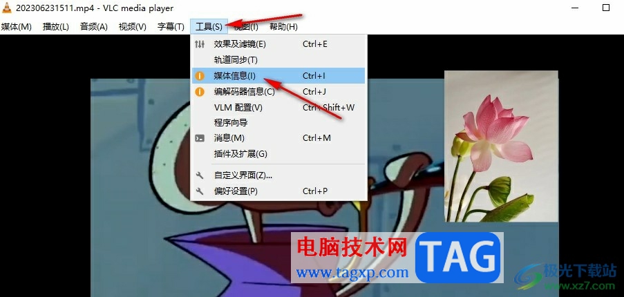 VLC播放器查看視頻詳細(xì)信息的方法