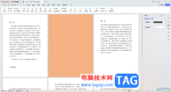 WPS Word中設(shè)置其中一個頁面