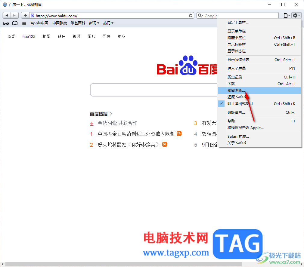 safari瀏覽器進(jìn)行私密瀏覽網(wǎng)頁(yè)的方法