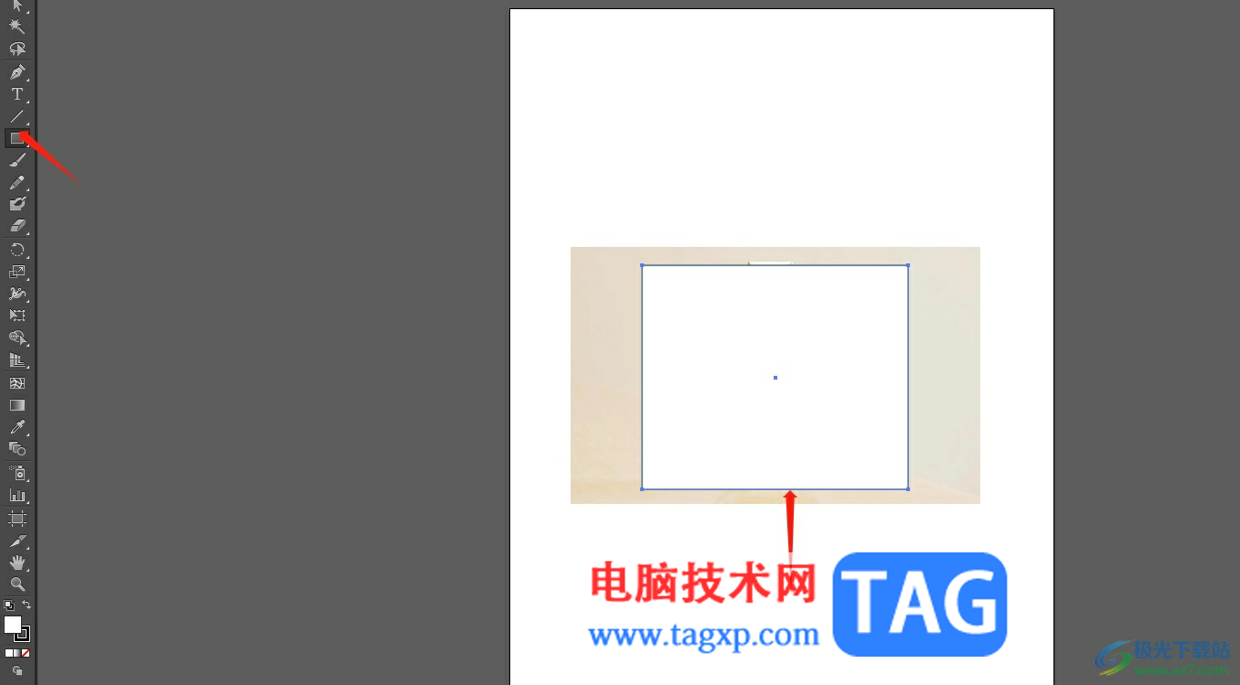 illustrator裁剪圖片上多余的部分教程