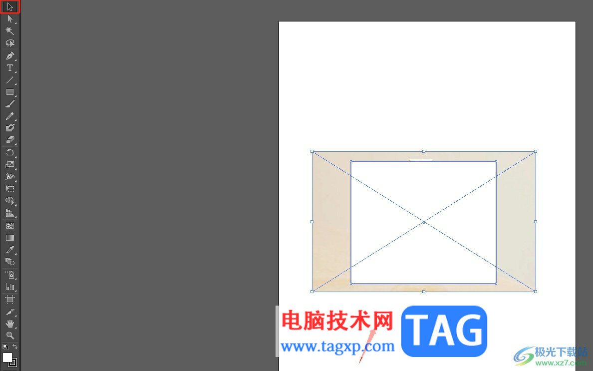 illustrator裁剪圖片上多余的部分教程