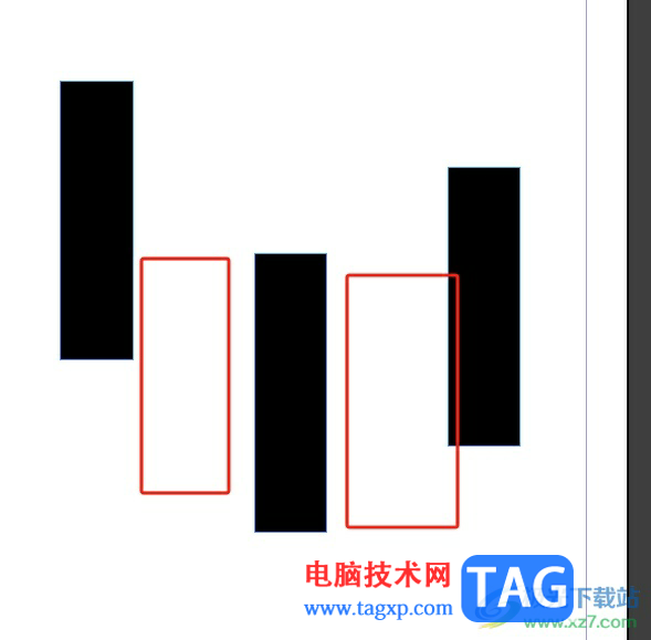 InDesign將多個圖形進行水平居中設置的教程