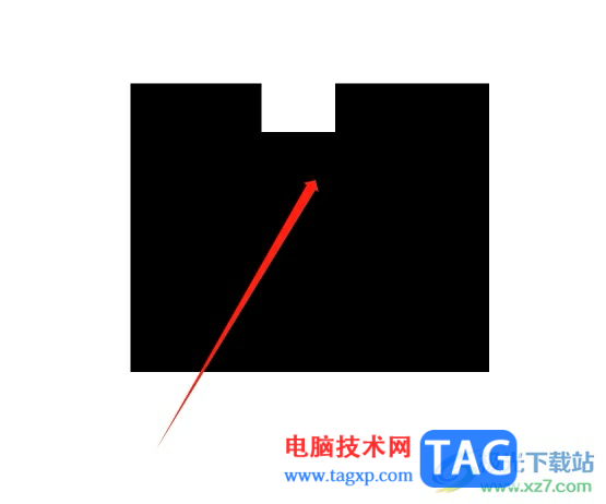 ?photoshop畫出有缺口的矩形教程