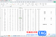 WPS表格電腦版換行不換格