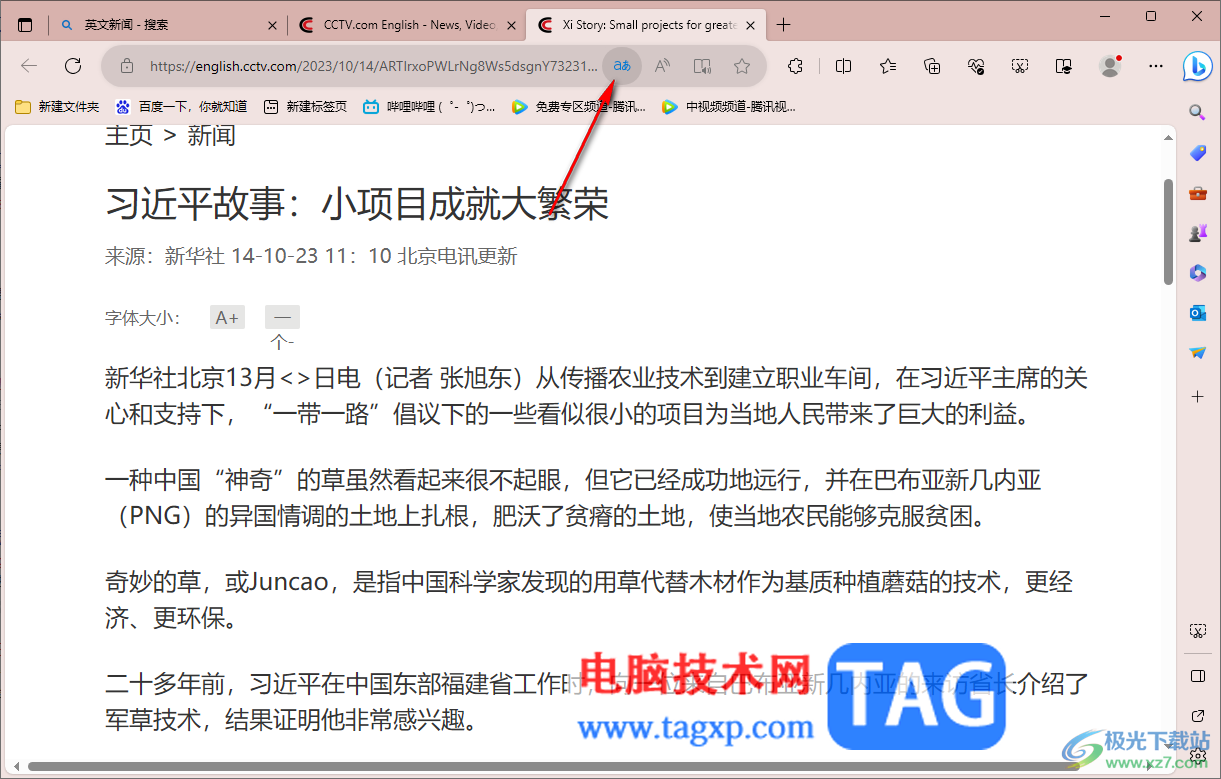 edge瀏覽器翻譯成中文選項(xiàng)是灰色的解決方法