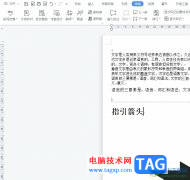 wps文檔頁面旁邊多了一塊