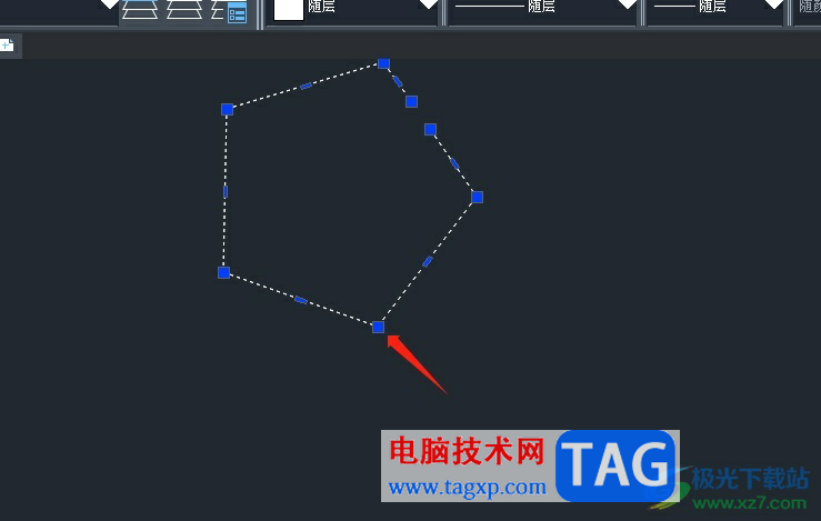 中望cad更改夾點(diǎn)樣式的教程