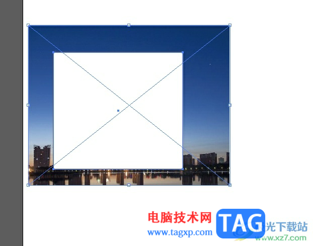 illustrator把圖片嵌入正方形里的教程