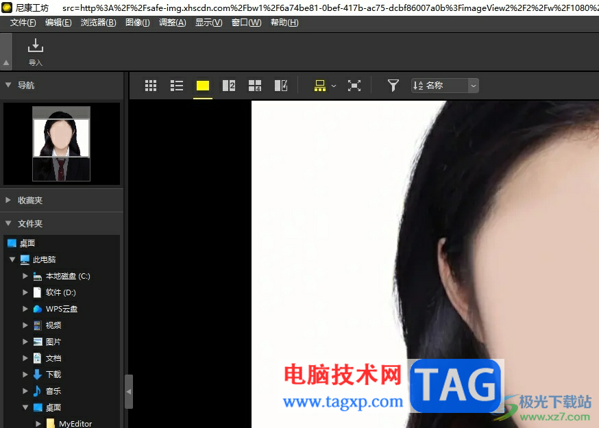 尼康工坊設(shè)置雙擊縮略圖全屏顯示的教程