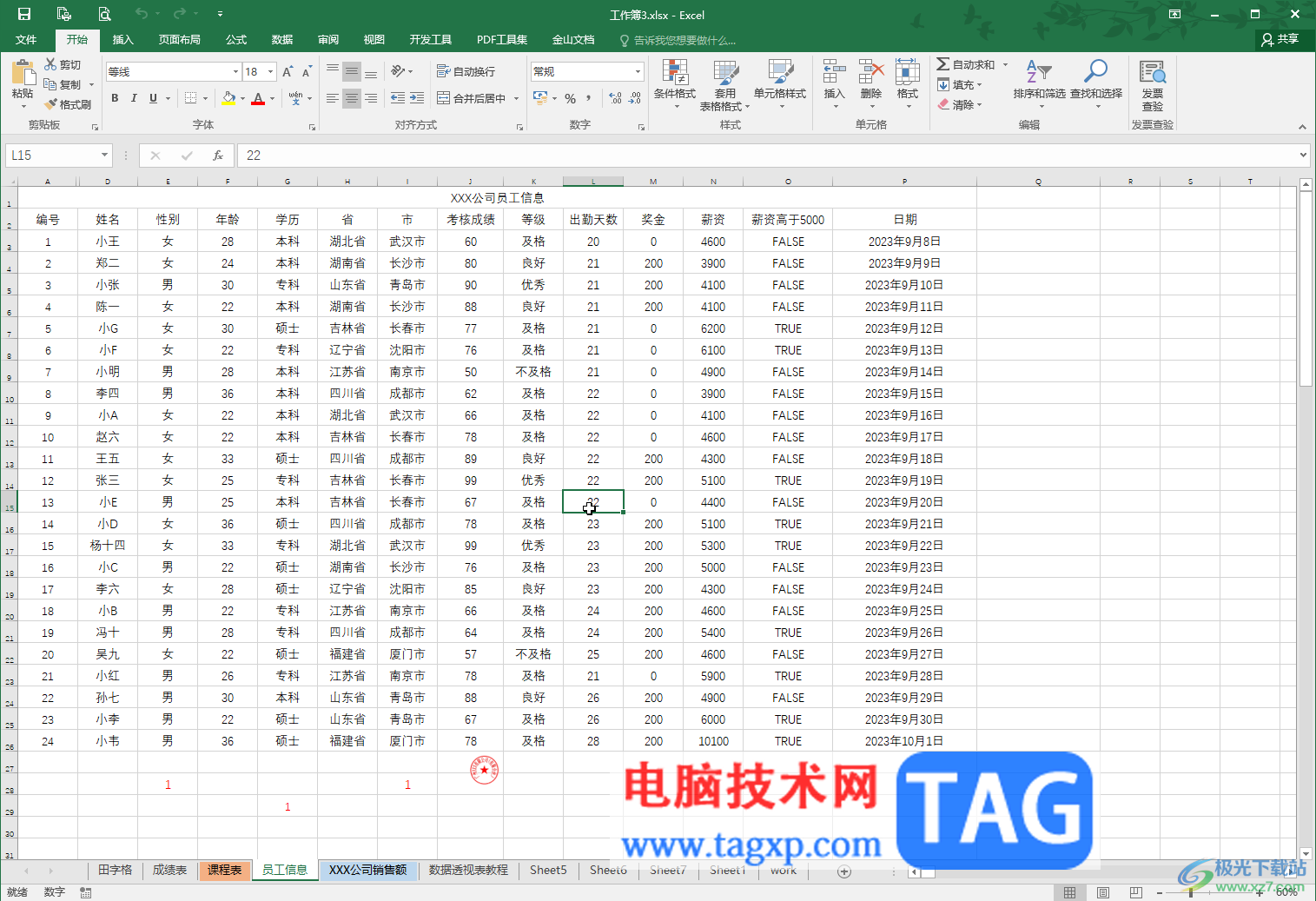 Excel設(shè)置高于平均值的突出顯示的方法教程