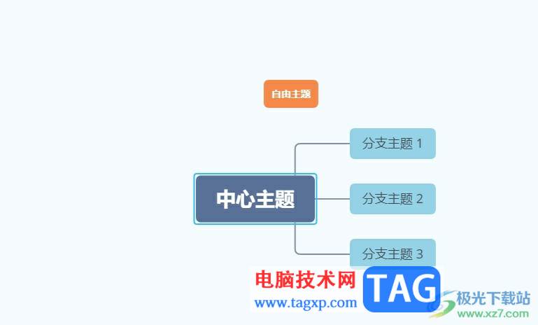 xmind進入專注模式來制作導(dǎo)圖的教程