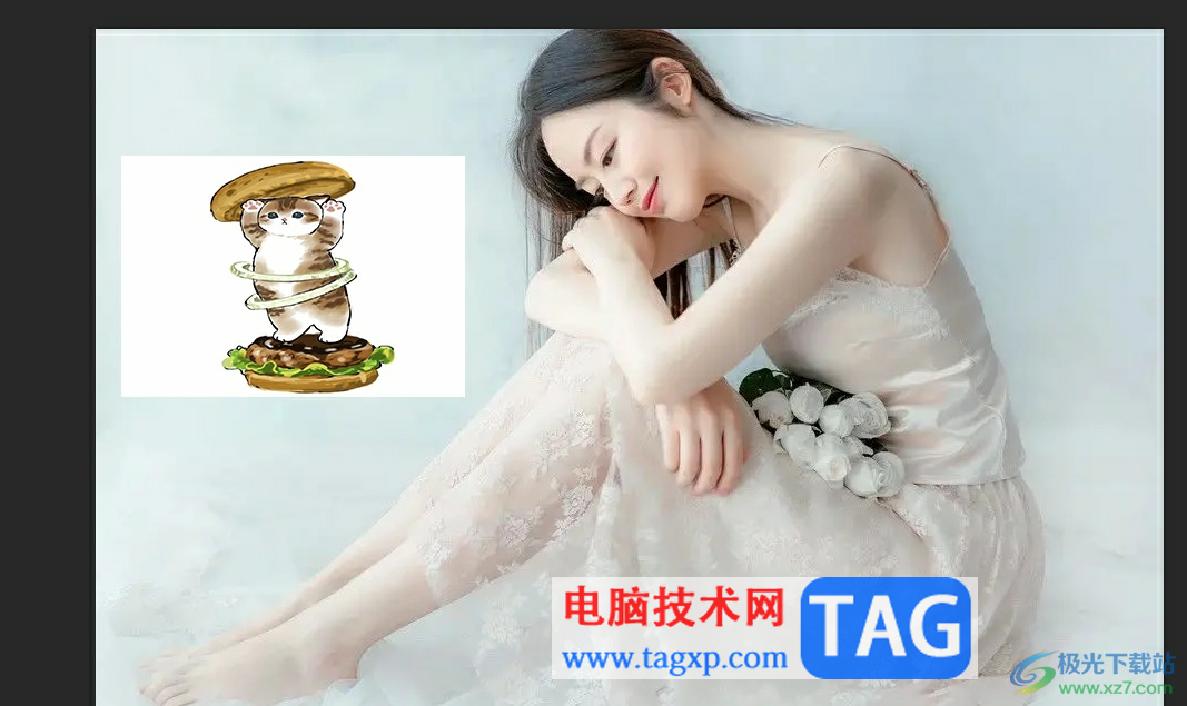 ?photoshop把一張圖放到另一張里面的教程