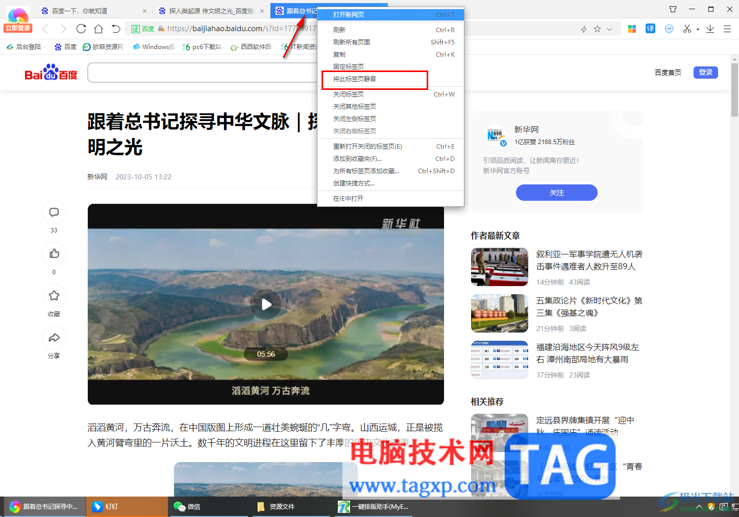 360極速瀏覽器看直播沒聲音的解決方法