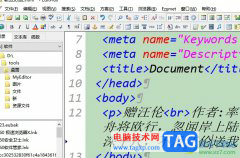 editplus打開的文件窗口在頂部顯示的教程
