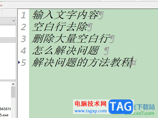 ?editplus快速刪除空白行的教程