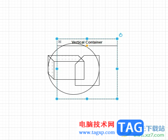 Draw.io將底層圖形移至最前的教程
