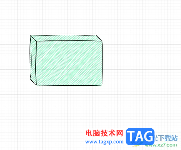 Draw.io給線框設(shè)置卡通效果的教程