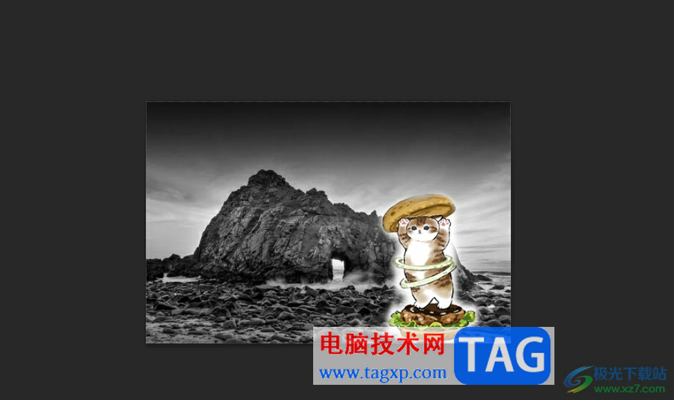 ?photoshop將兩張圖片融合在一起的教程