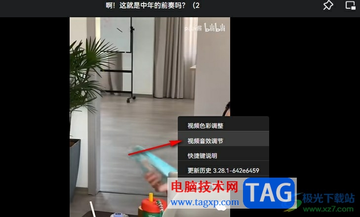 嗶哩嗶哩設(shè)置視頻音效的方法