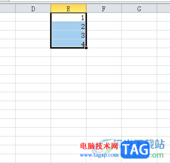 excel表格將1234翻轉為4321的教程