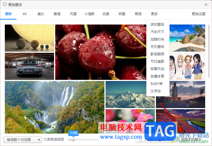 360極速瀏覽器將標(biāo)簽頁背景更改成黑色的方法