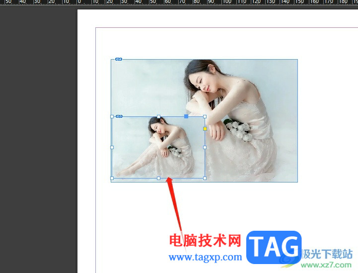 ?InDesign等比縮放圖片大小的教程