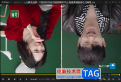 potplayer把視頻旋轉(zhuǎn)180度倒過(guò)來(lái)播放
