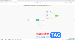 WPS思維導(dǎo)圖將兩個子主題