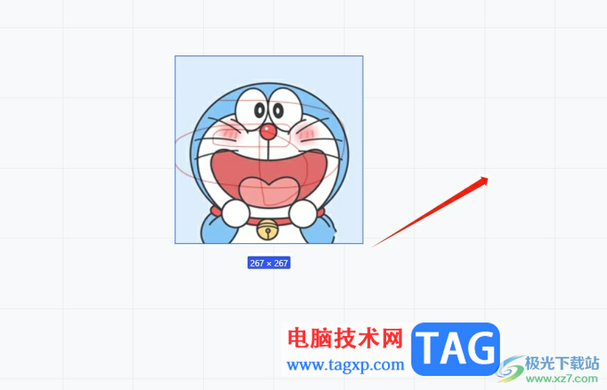 ?小畫桌在白板上放大縮小圖片的教程