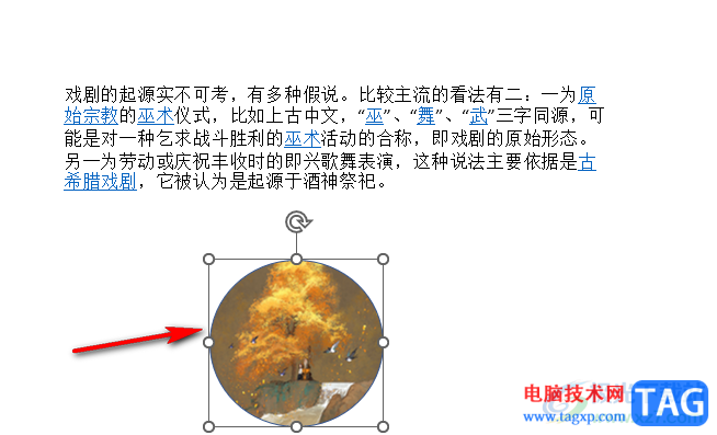 PPT插入圓形圖片的方法