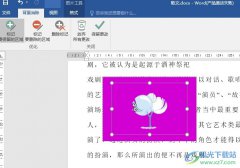 Word文字文檔刪除圖片背景