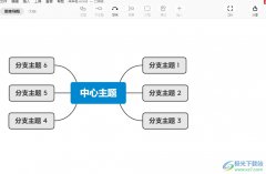 xmind添加分支主題的教程