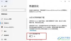 Win10系統(tǒng)關(guān)閉傳遞優(yōu)化功能