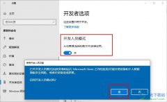 Win10系統(tǒng)打開(kāi)開(kāi)發(fā)人員模式的方法