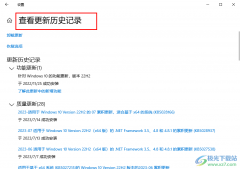 Win10系統(tǒng)查看更新歷史記錄的方法